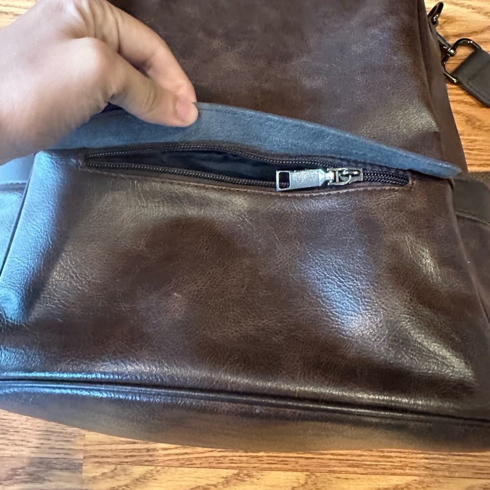 Brown Backpack Purse - image 2